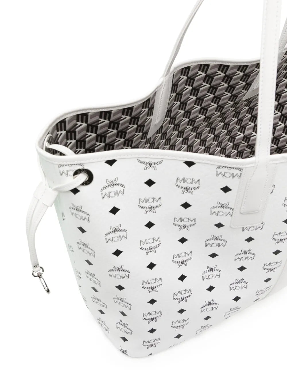 large Liz reversible leather tote bag