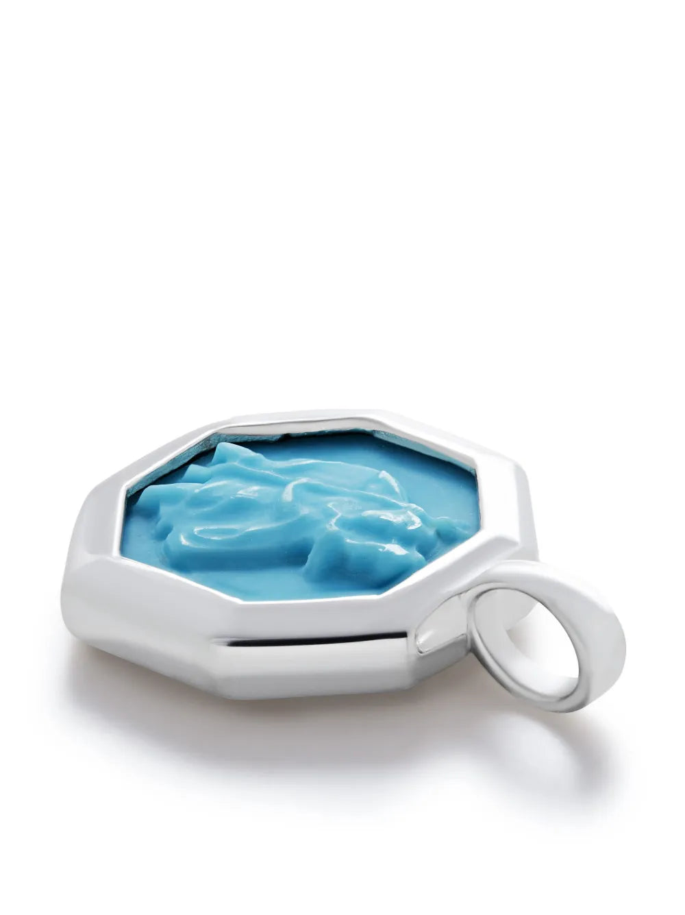 St Christopher turquoise pendant charm