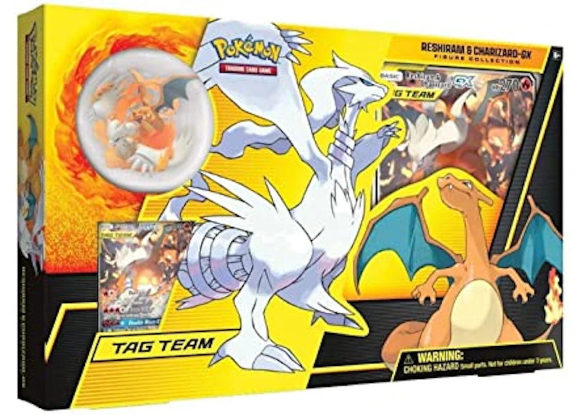 2019 Pokemon Tcg Reshiram & Charizard Gx Figure Collection