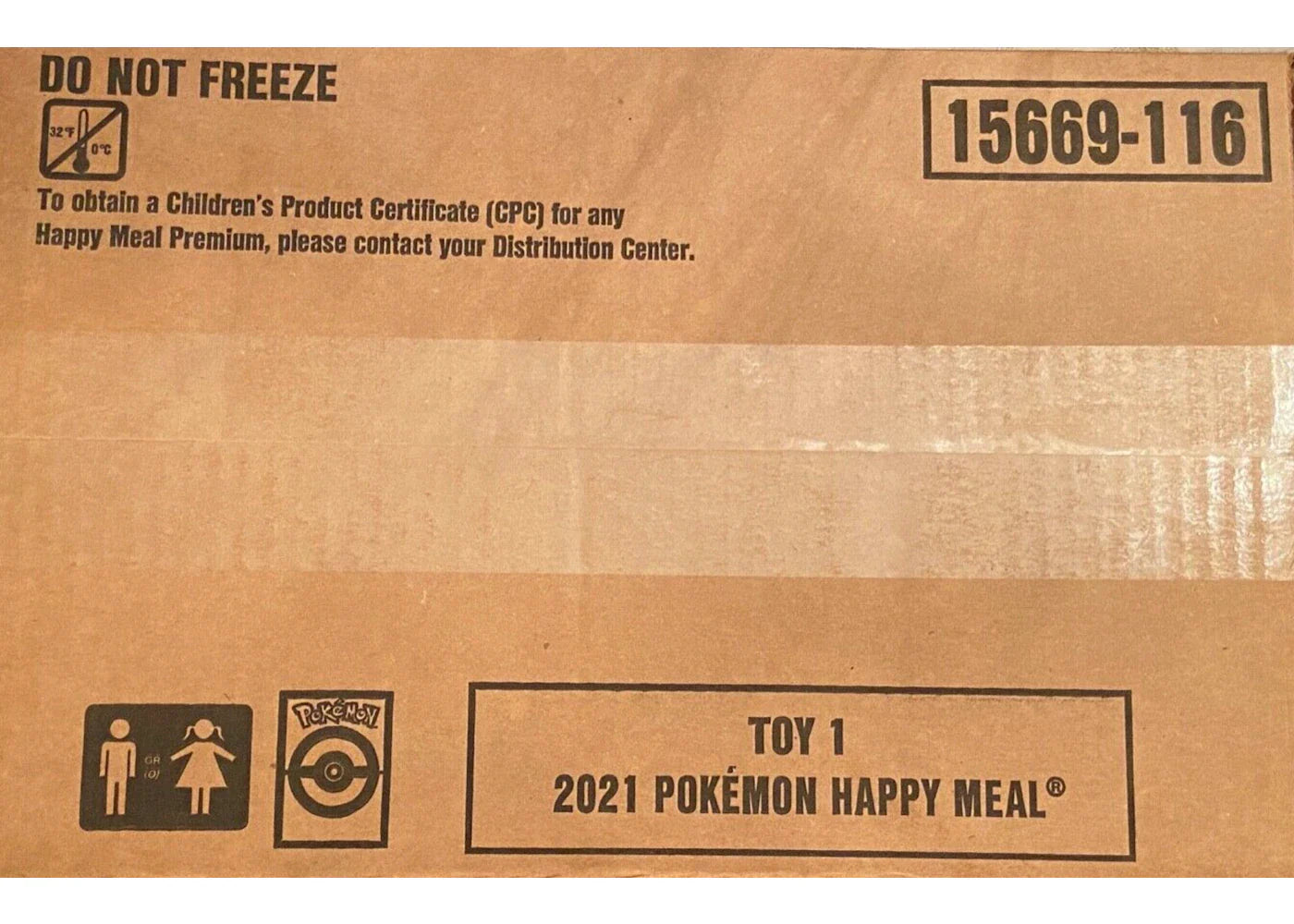 2021 Pokemon Tcg Mcdonalds Happy Meal 25Th Anniversary Sealed Case Of 150 Assorted English