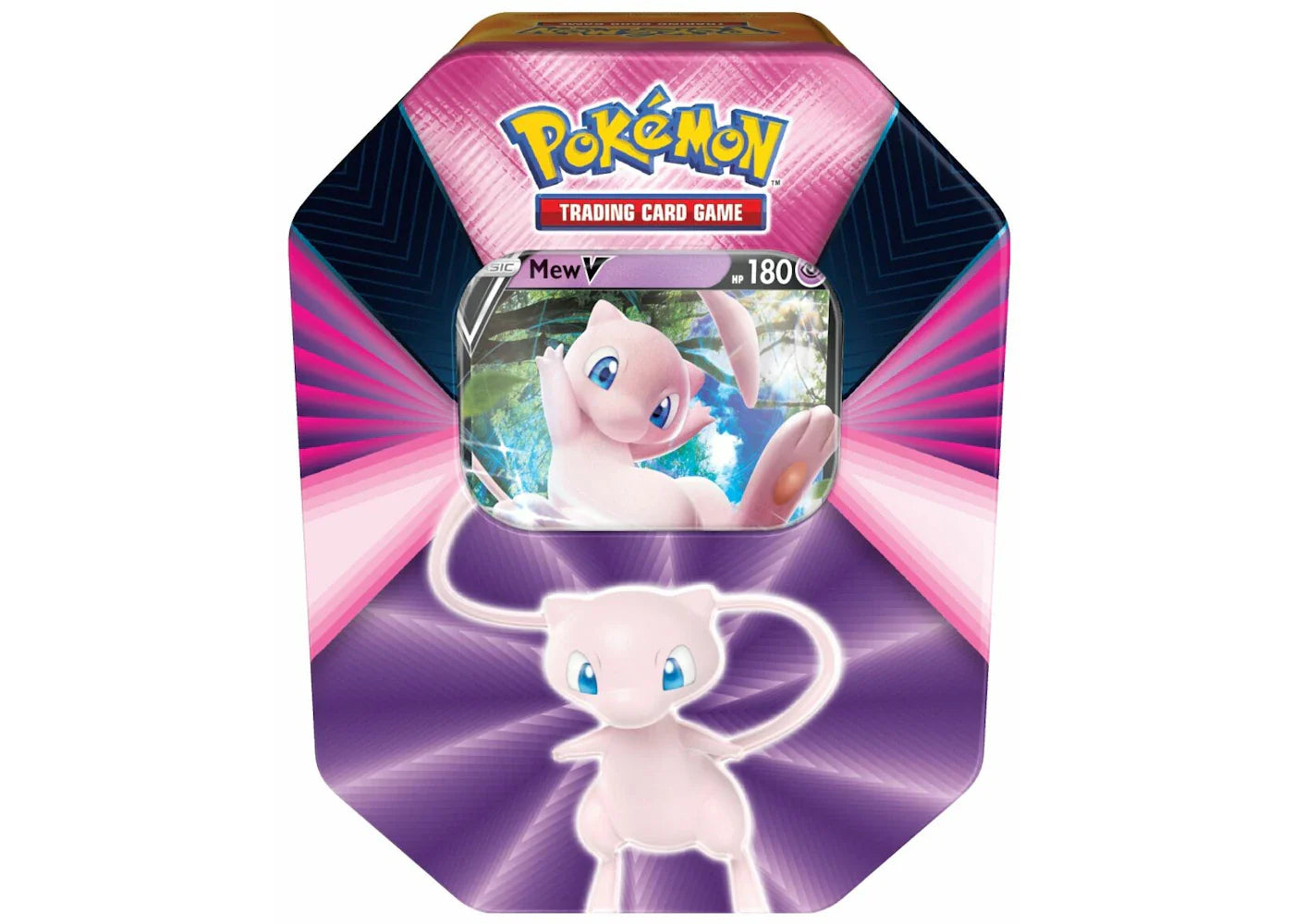 Pokemon Tcg V Forces Tin Mew V