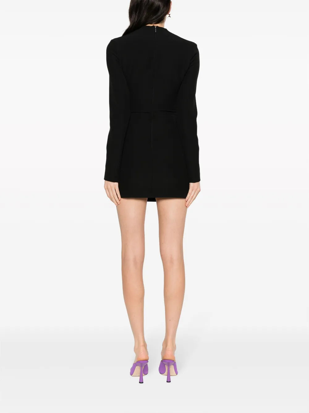 knot-detail cut-out minidress