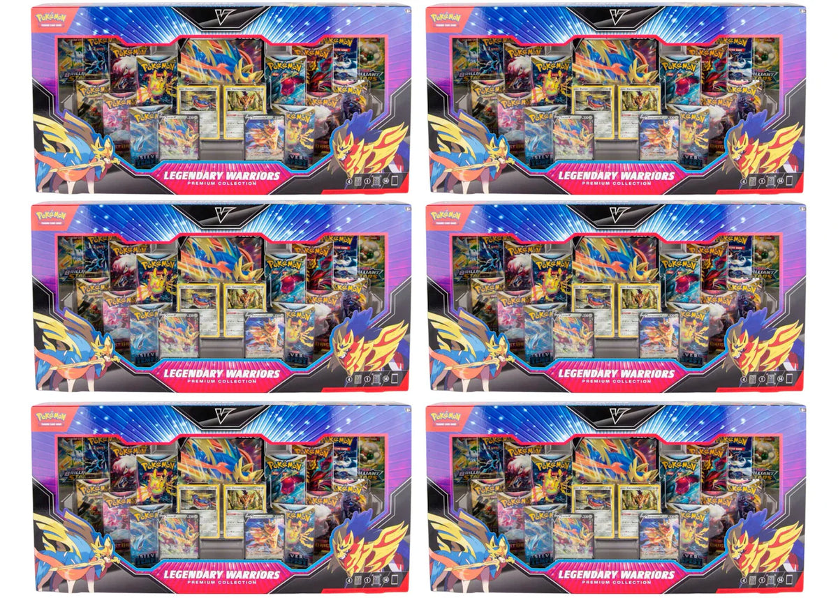 2024 Pokemon Legendary Warriors Premium Collection 6X Lot