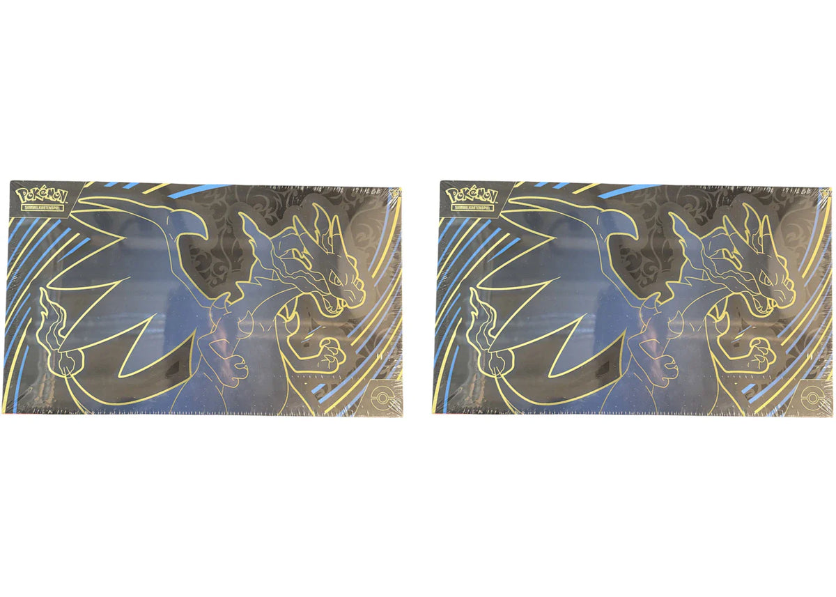 2025 Pokemon Mega Evolution Charizard X Ex Ultra-Premium Collection German 2X Lot