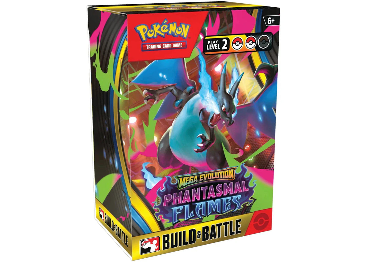 2025 Pokemon Mega Evolution Phantasmal Flames Build & Battle Box