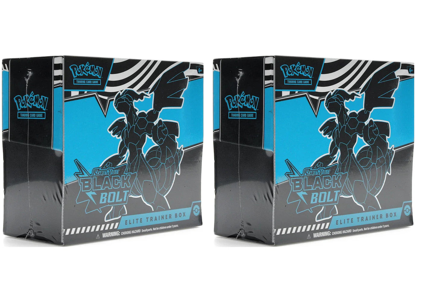 2025 Pokemon Scarlet & Violet Black Bolt Elite Trainer Box 2X Lot