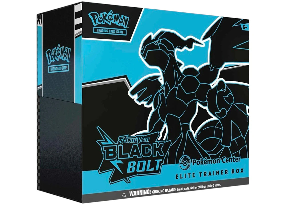 2025 Pokemon Scarlet & Violet Black Bolt Pokemon Center Elite Trainer Box