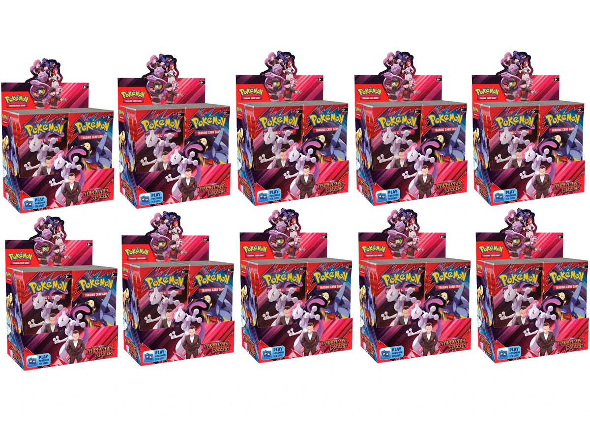 2025 Pokemon Scarlet & Violet Destined Rivals Booster Box 10X Lot