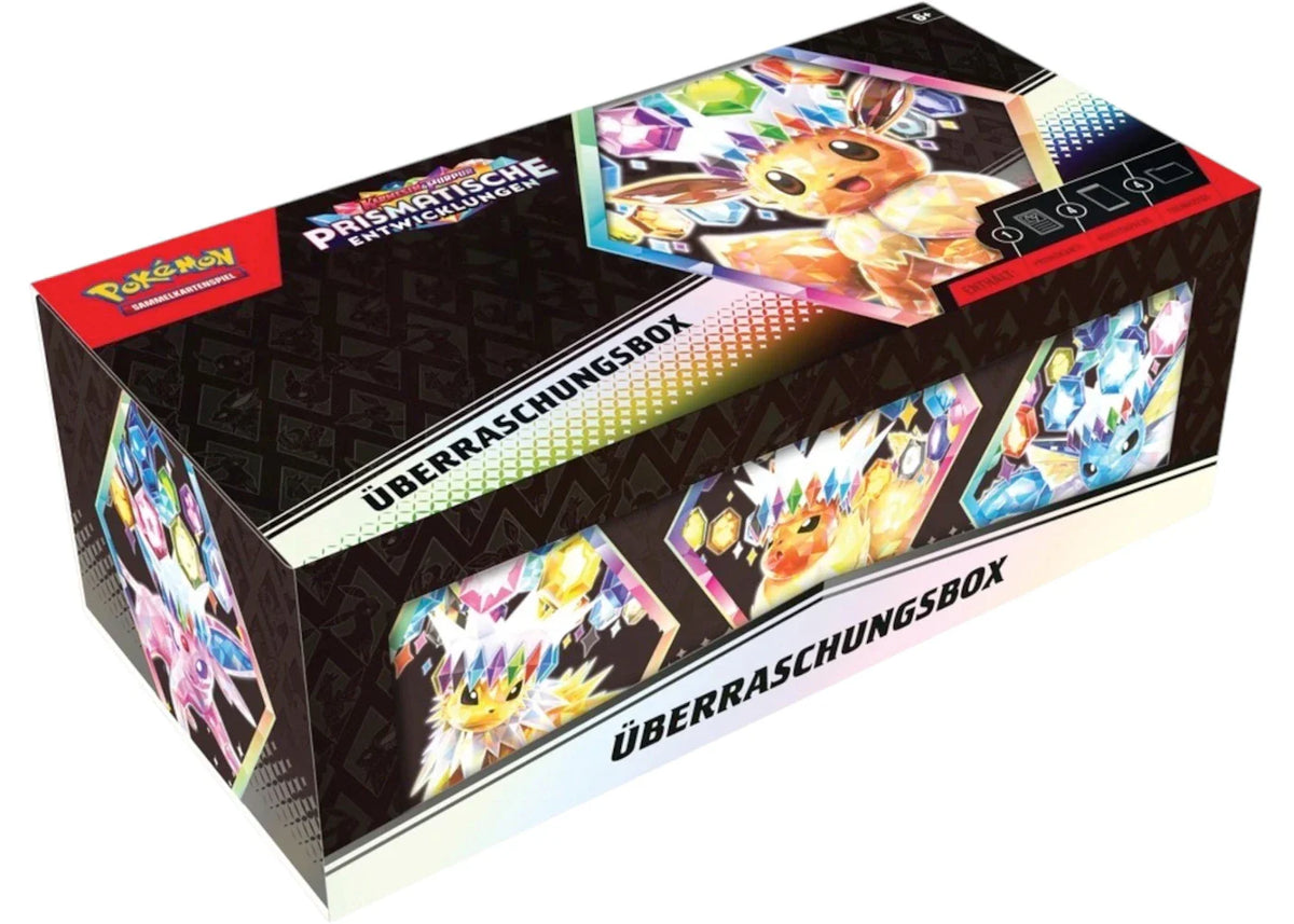 2025 Pokemon Scarlet & Violet Prismatic Evoloutions Surprise Box German