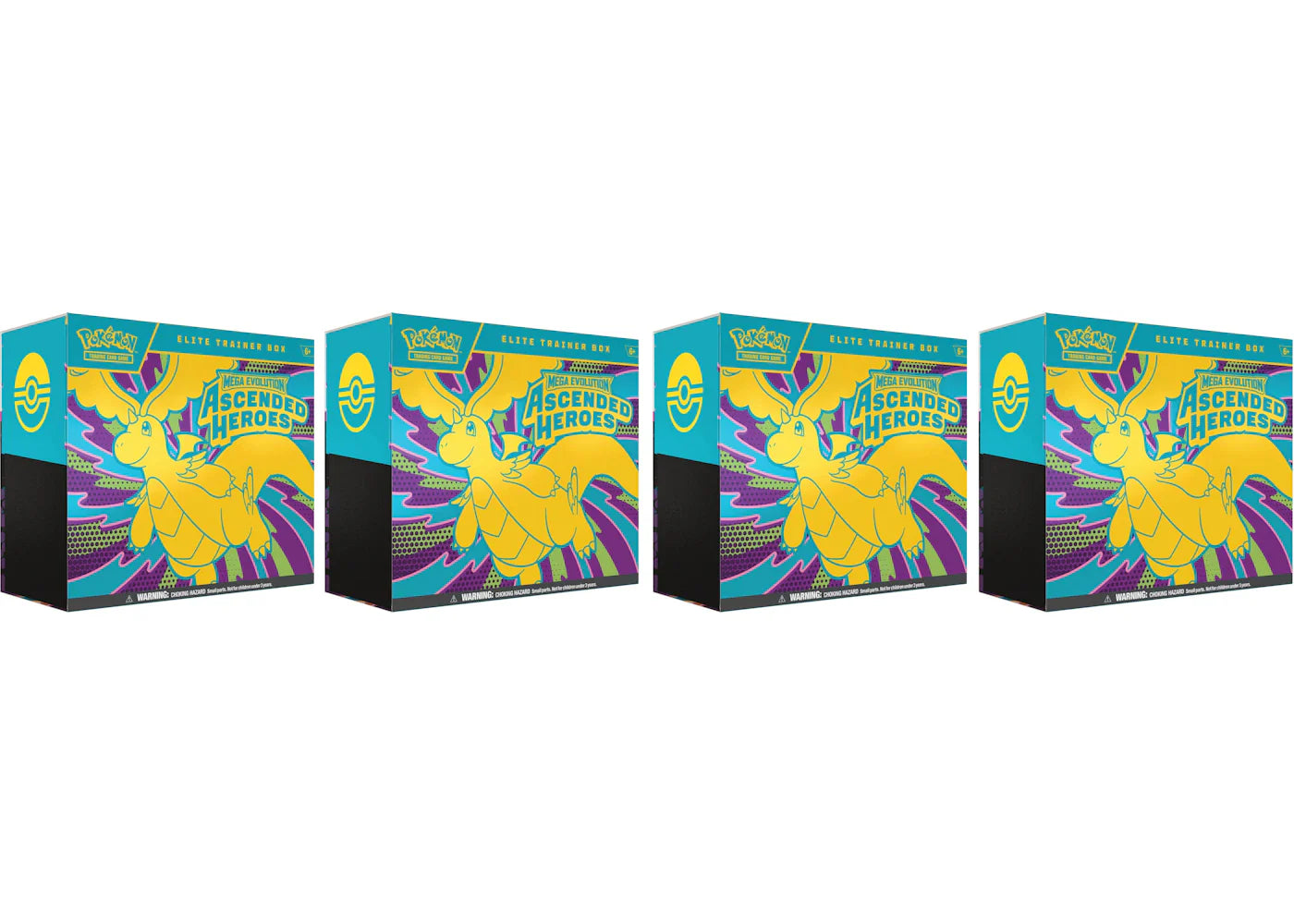 2026 Pokemon Mega Evolution Ascended Heroes Elite Trainer Box 4X Lot