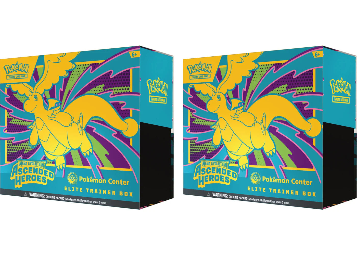 2026 Pokemon Mega Evolution Ascended Heroes Pokemon Center Elite Trainer Box 2X Lot