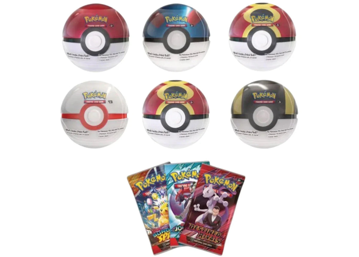 2026 Pokemon Pokeball Costco 6 Tin Case