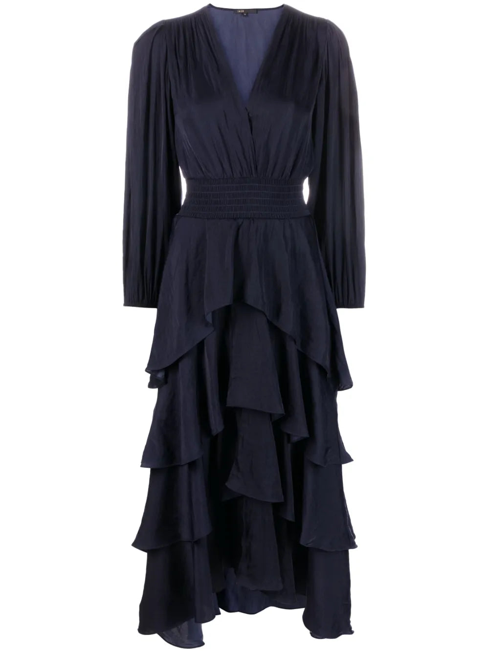 ruffled maxi dress