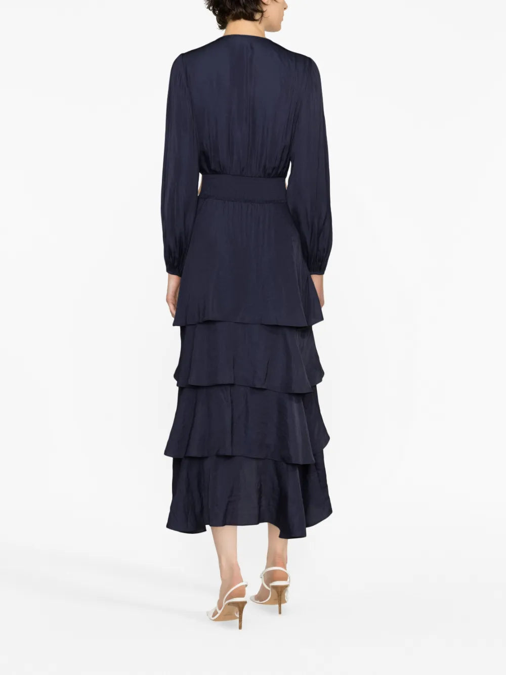 ruffled maxi dress