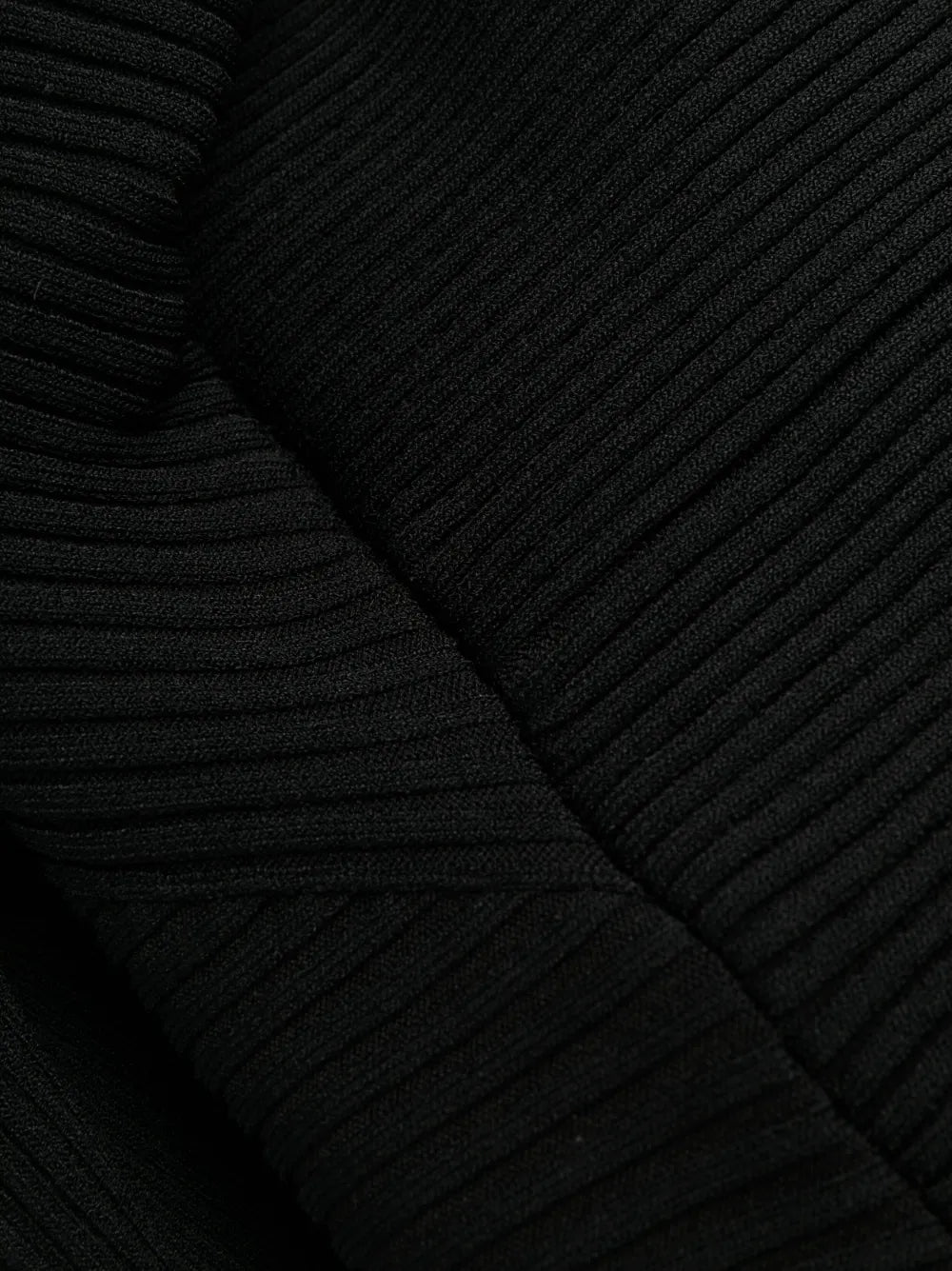 cut-out ribbed minidress