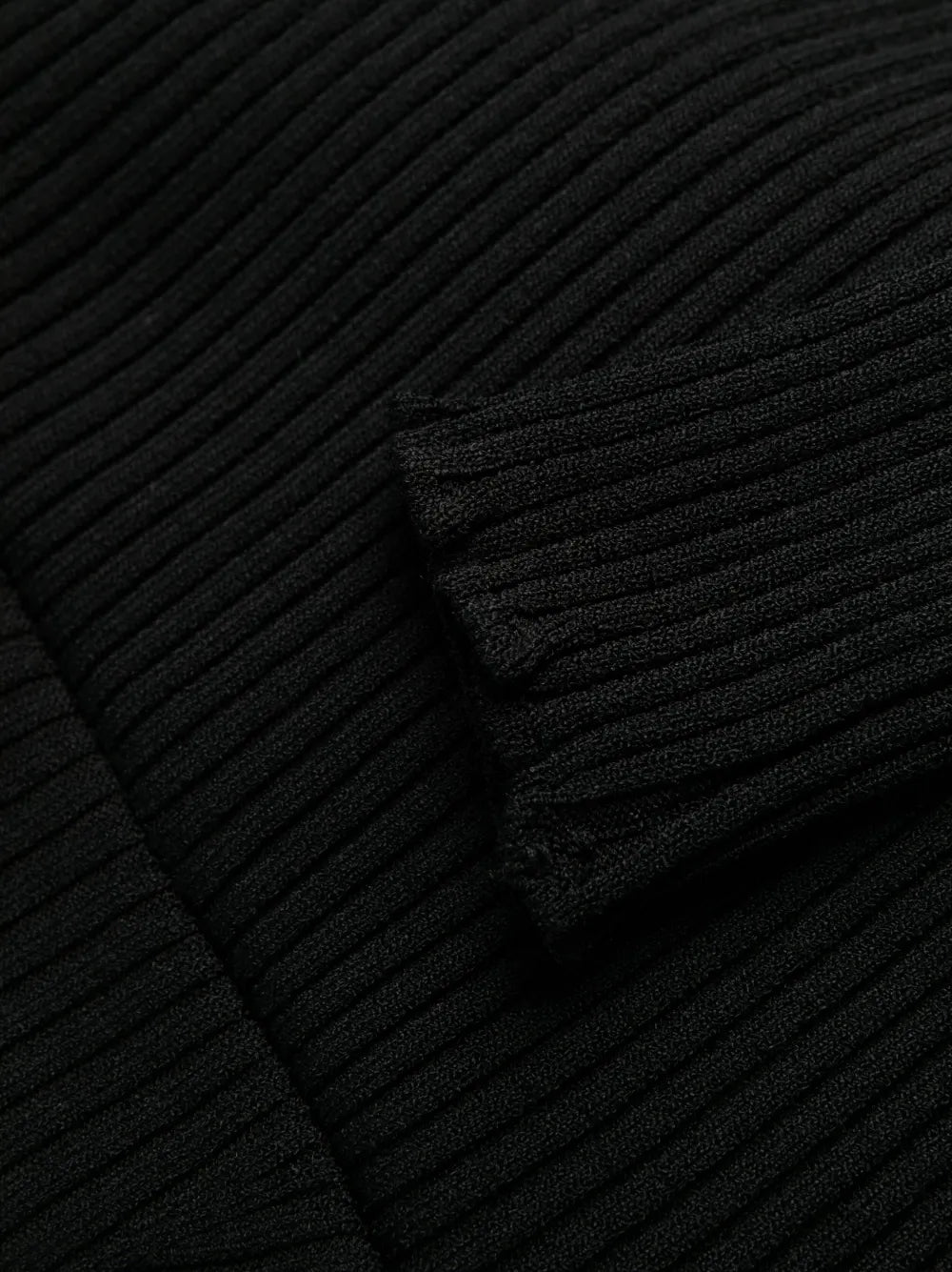 cut-out ribbed minidress