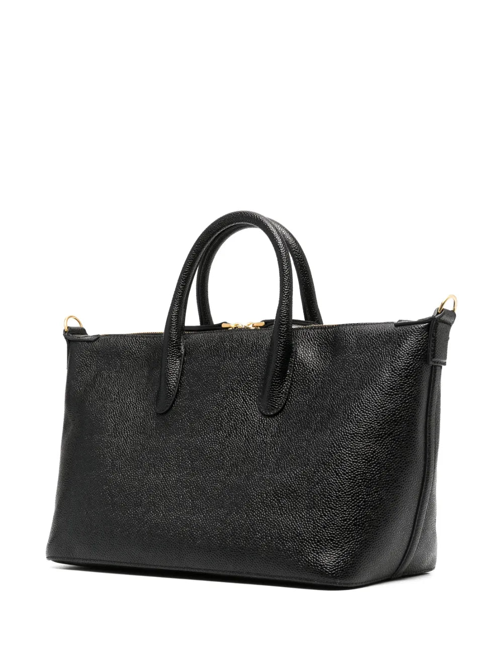 small leather tote bag