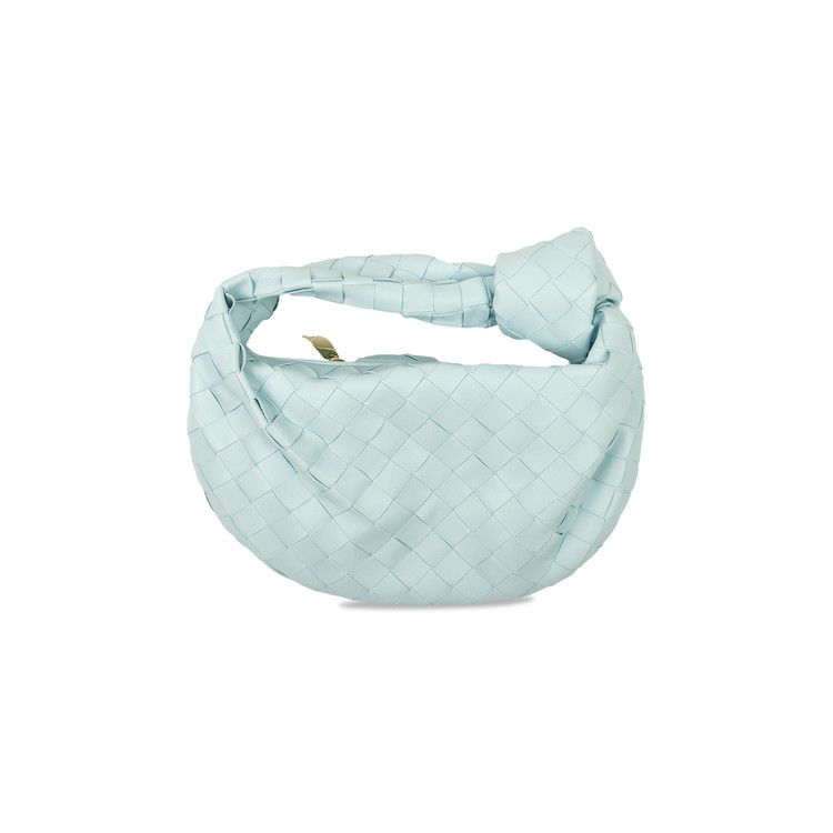 Bottega Veneta The Mini Jodie Bag Pale Blue/Gold