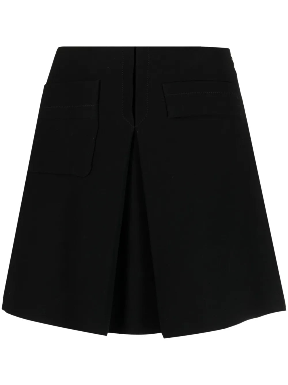 A-line high-waist miniskirt