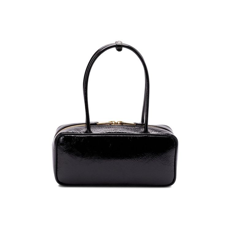 Miu Miu Beau Leather Patchwork Bag Black