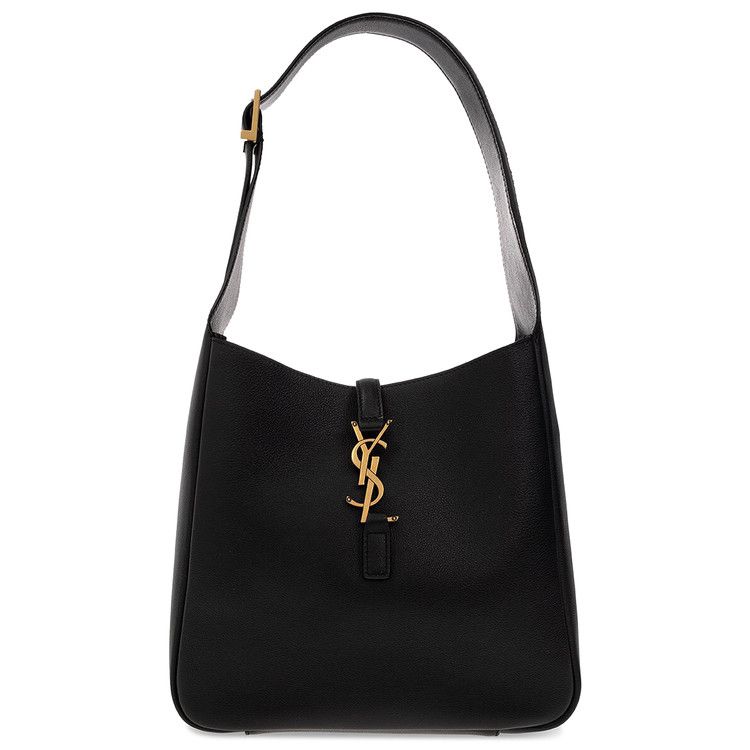 Saint Laurent Le 5 A 7 Supple Hobo Bag Black