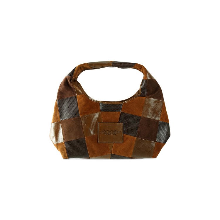 Marc Jacobs Suede Patchwork Sack Bag Brown/Multicolor
