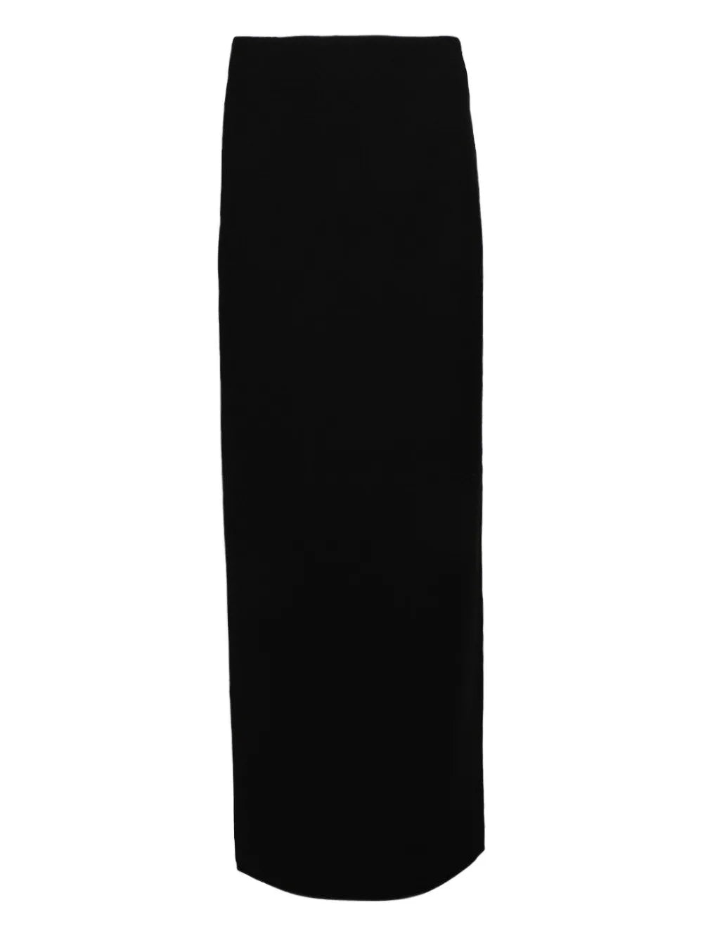 high-waisted column maxi skirt