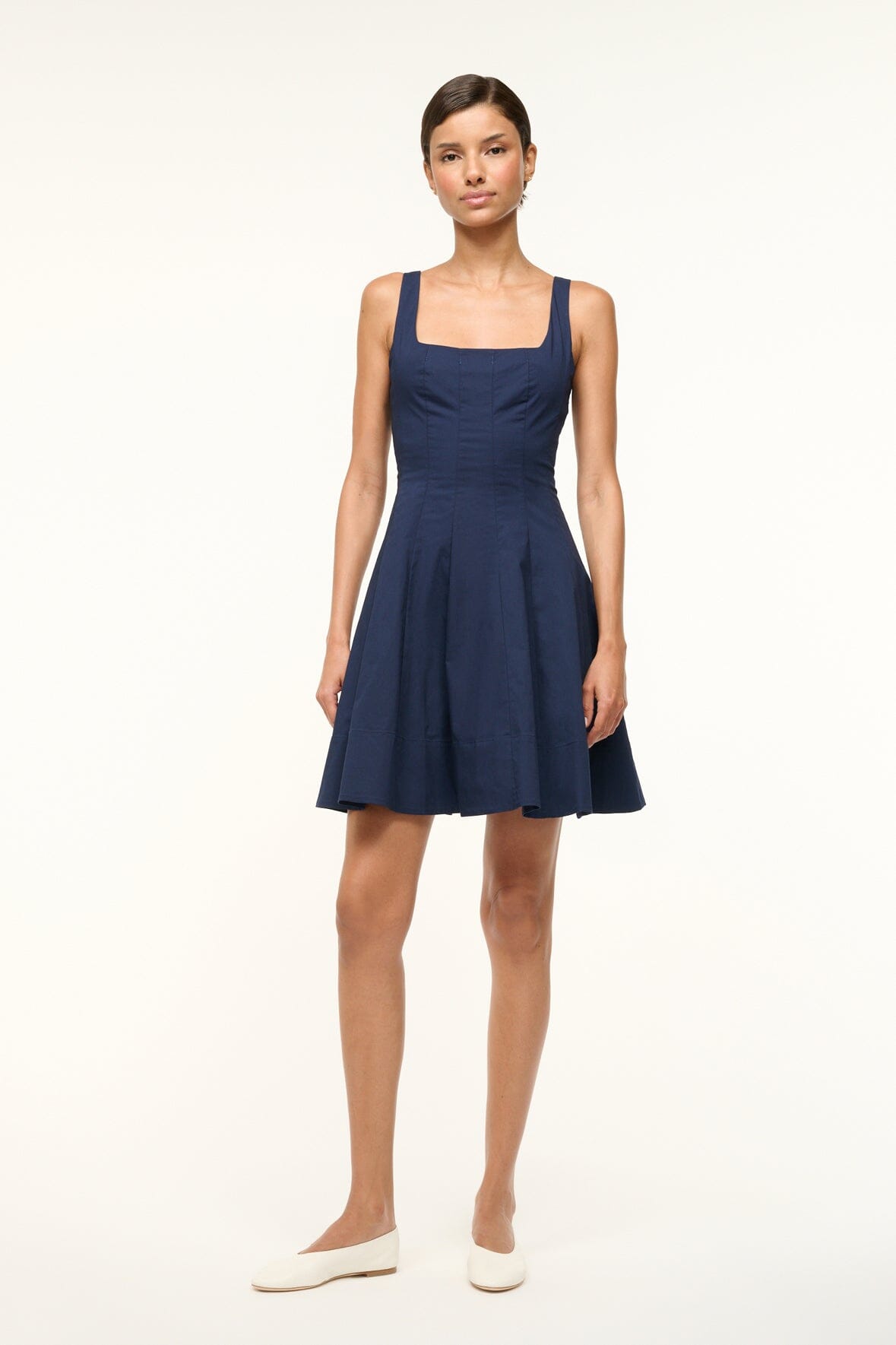 MINI WELLS DRESS NAVY