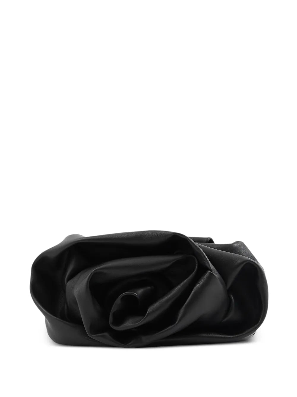 slouch-body leather clutch bag 