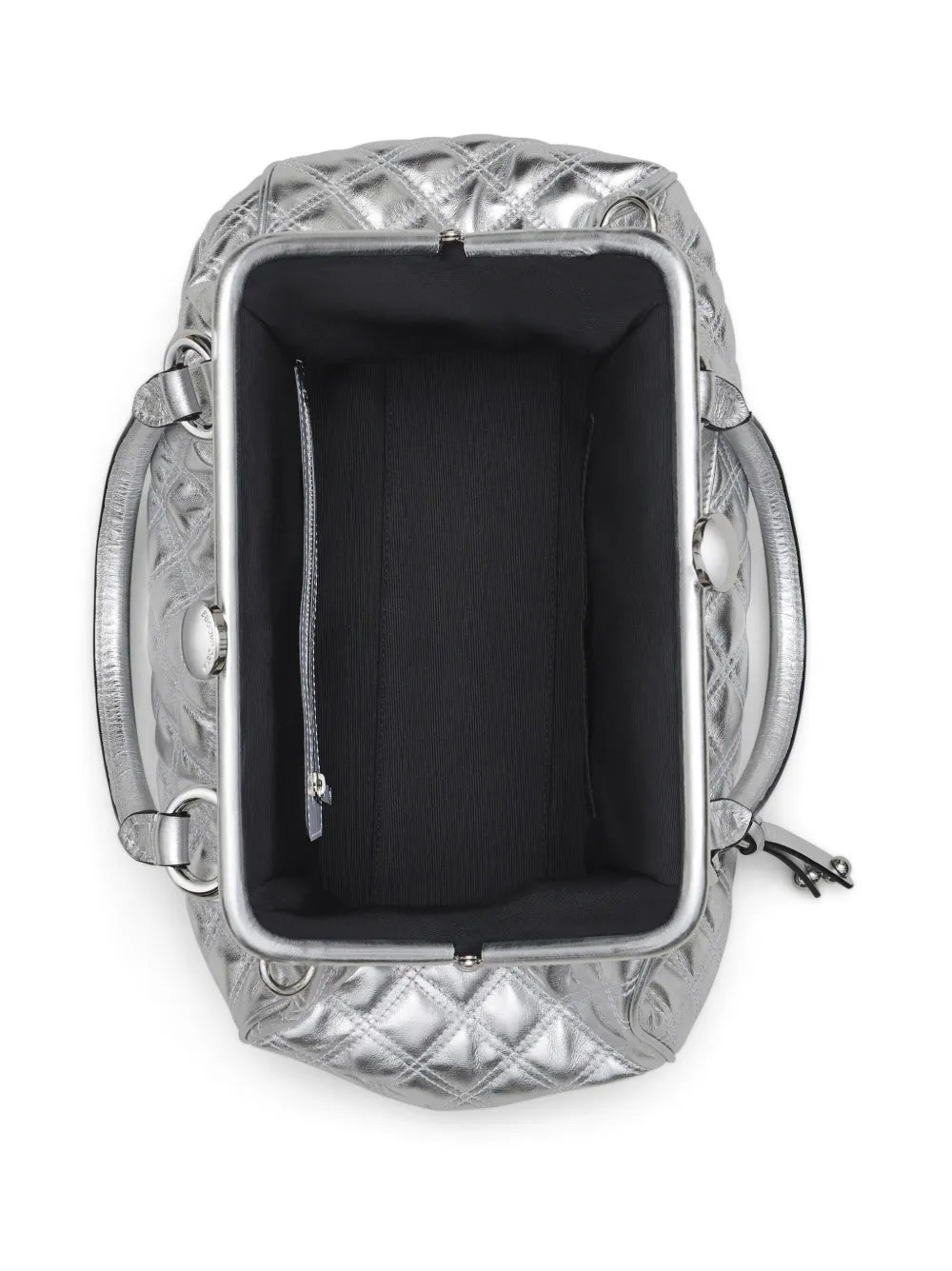 Re-Edition Quilted Metallic Leather Stam bag