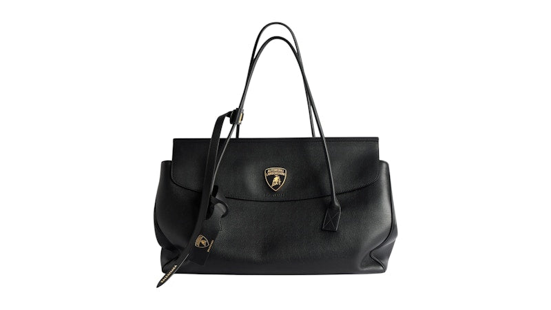 Balenciaga Automobil Lamborghini Carrie Carry All Bag Black