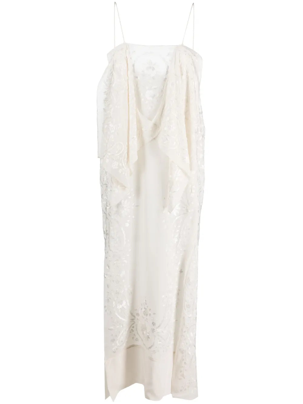 Pomaki sleeveless silk dress