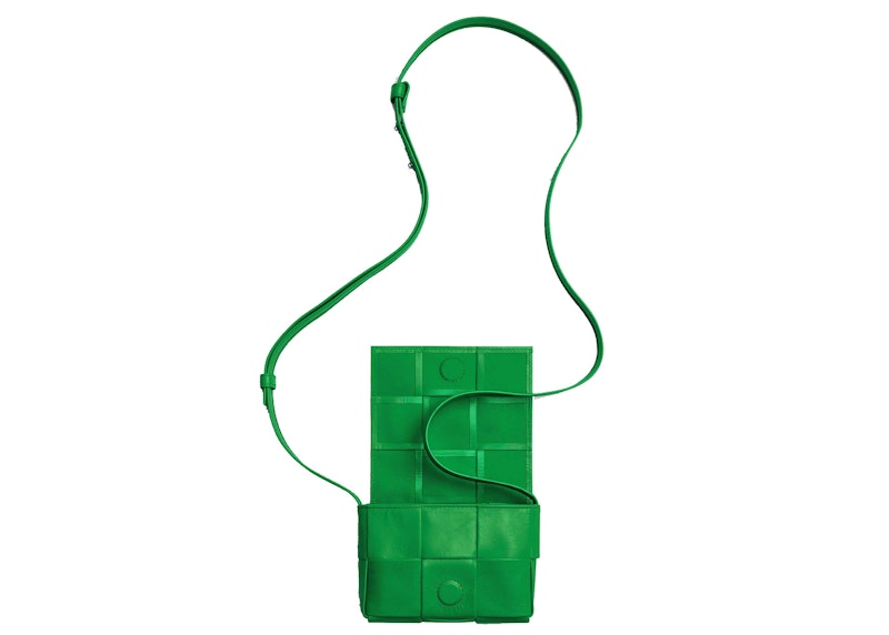 Bottega Veneta Candy Cassette Mini Intreccio Parakeet
