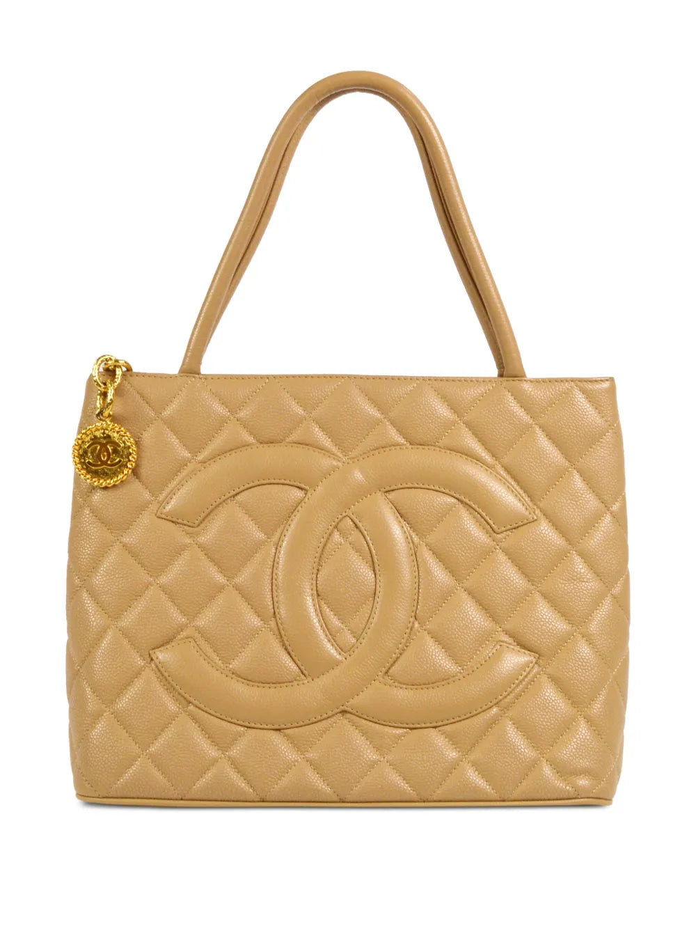 2002 Medallion quilted tote bag