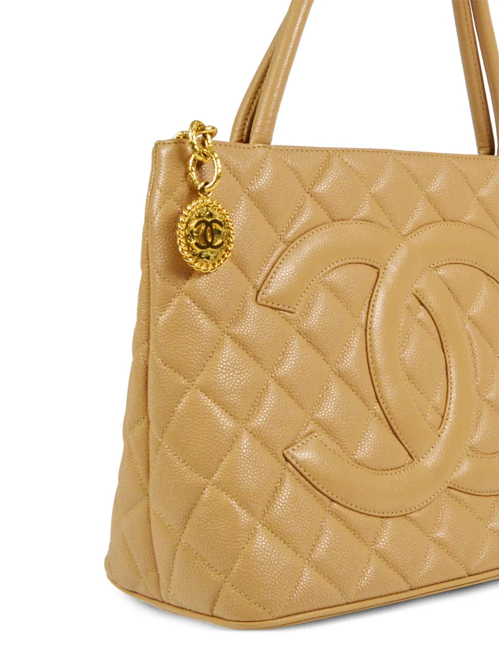 2002 Medallion quilted tote bag