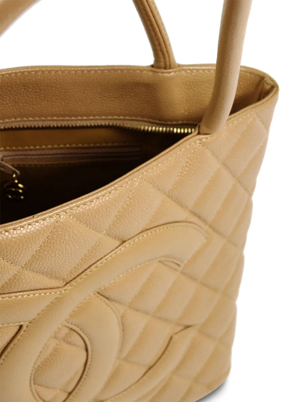 2002 Medallion quilted tote bag