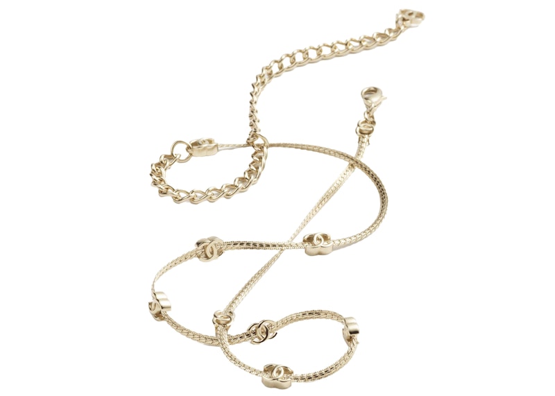 Chanel Metal Necklace Gold (ABE254 B18058 NZS80)