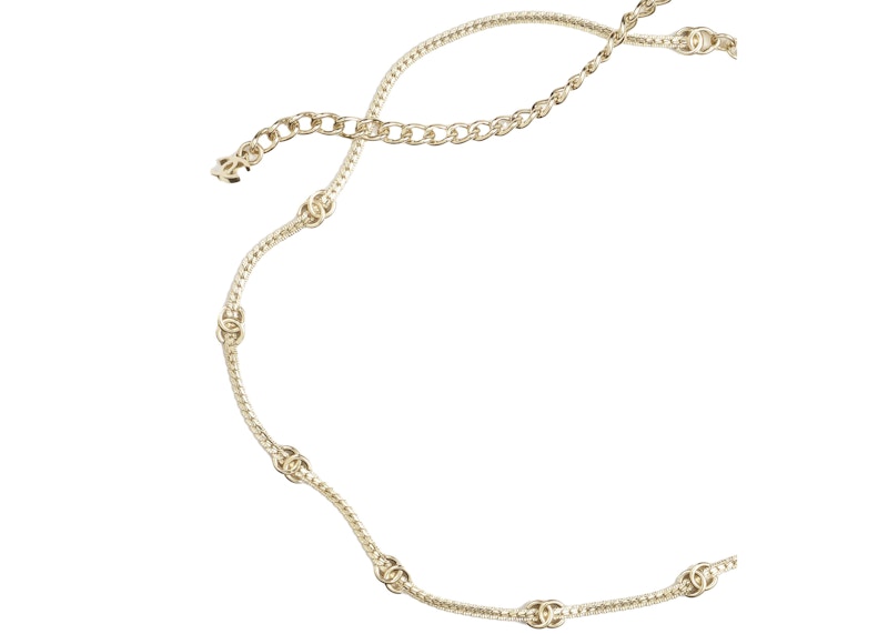 Chanel Metal Necklace Gold (ABE254 B18058 NZS80)