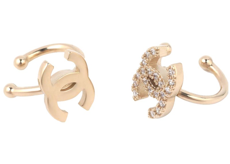 Chanel CC Lip Rings Glod