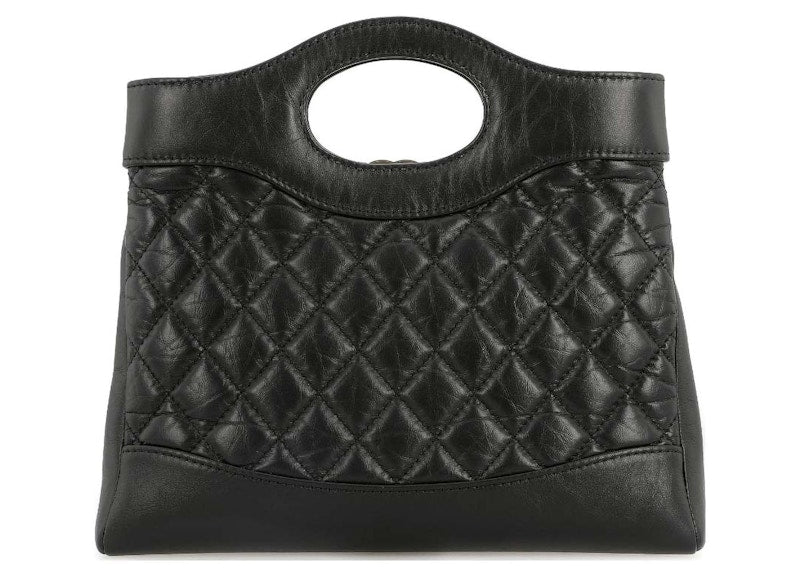 Chanel 24S Mini 31 Bag Black/Glod