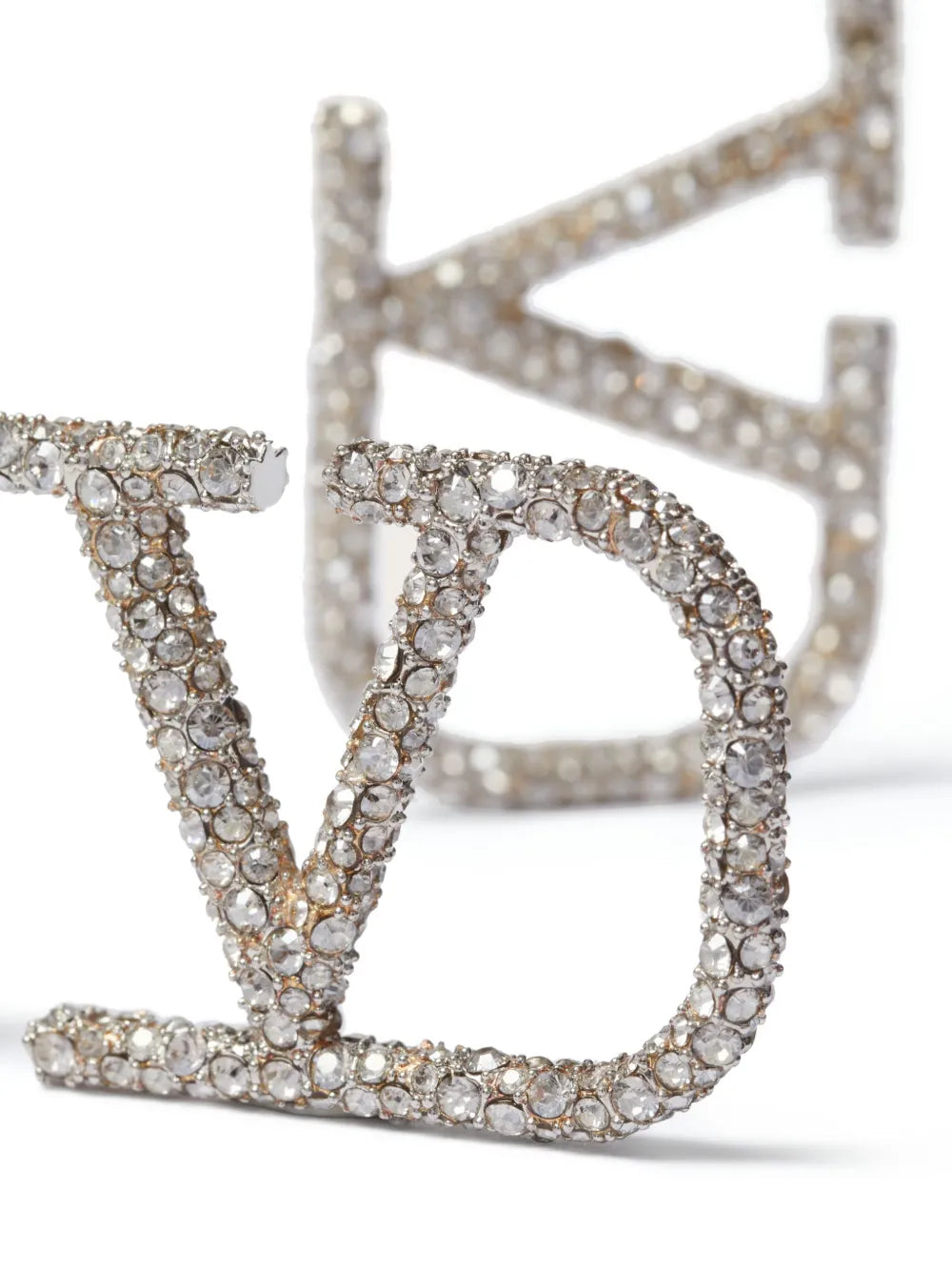 VLogo Signature crystal earrings