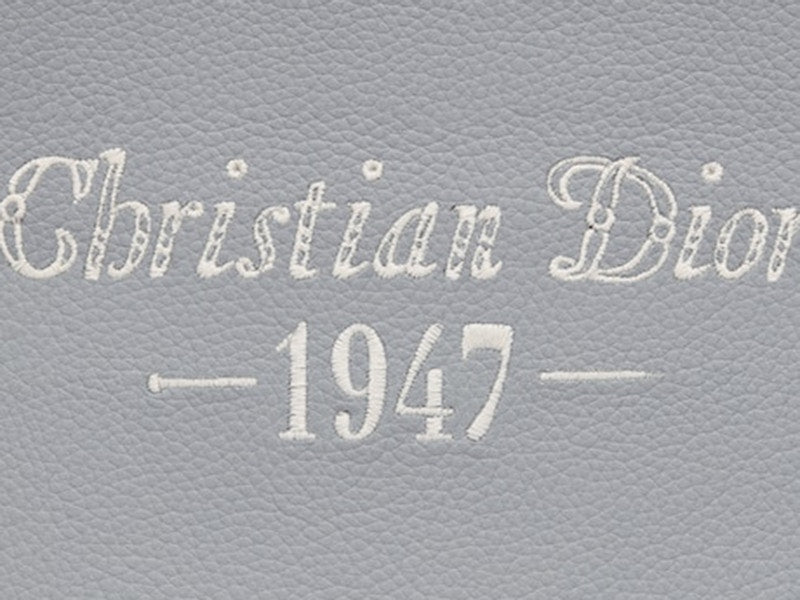 Dior by Birkenstock Christian Dior 1947 Signature A5 Pouch Dior Gray