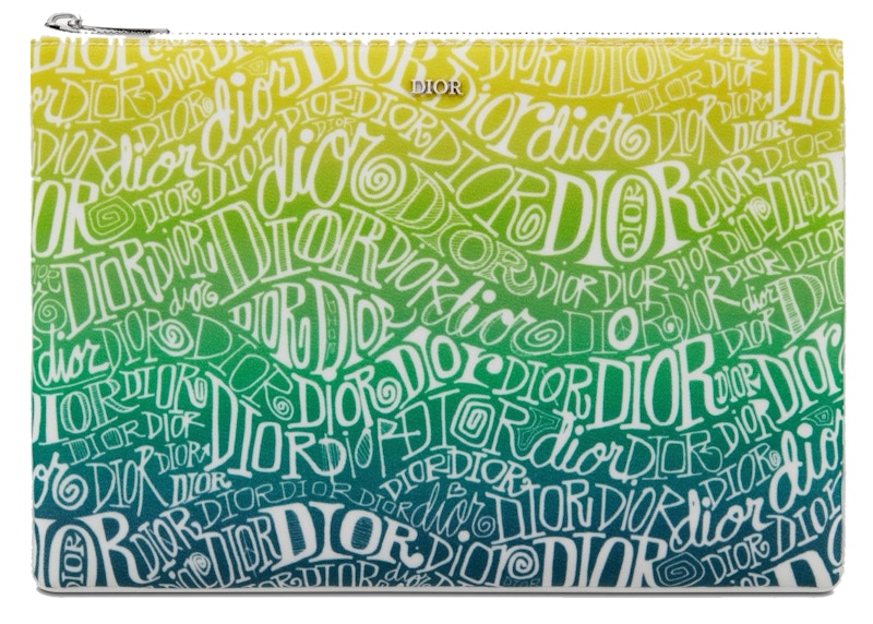 Dior And Shawn Pouch Nylon Multicolor