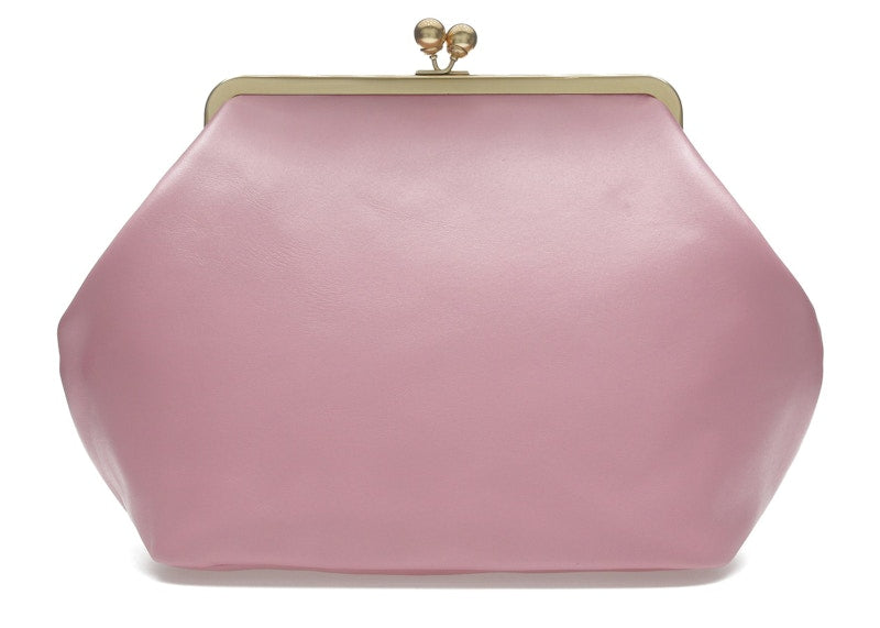 Coach Large Kisslock Frame Bag Brass/Rose