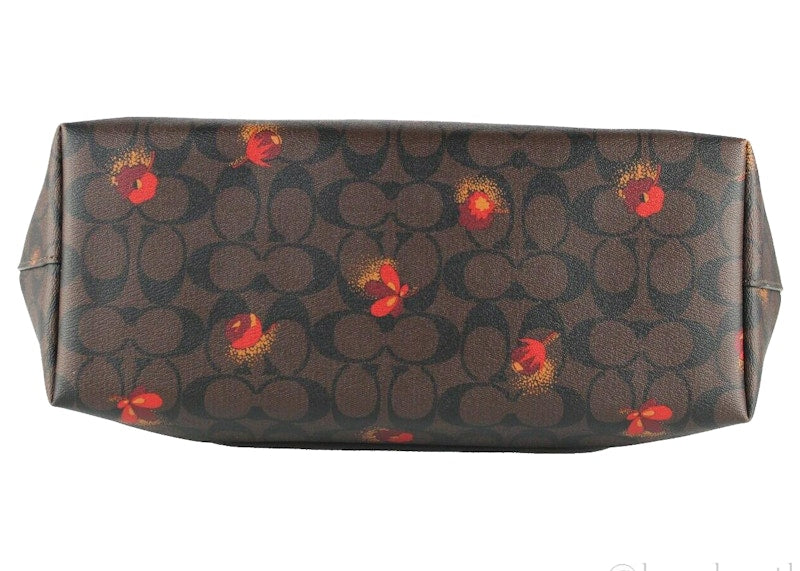 Coach Gallery Tote Bag Poppy Floral