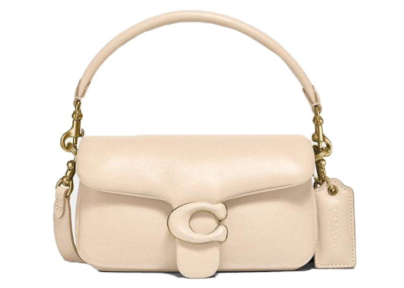Coach Pillow Tabby Shoulder Bag 18 Ivory