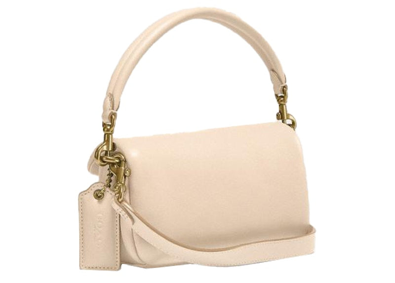 Coach Pillow Tabby Shoulder Bag 18 Ivory
