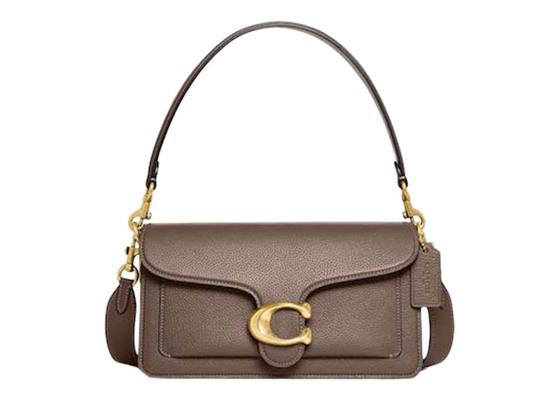 Coach Shoulder Bag Tabby 26 Brass/Dark Stone