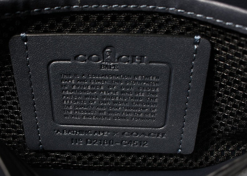 Coach x BAPE Turnlock Tab Belt Bag Navy