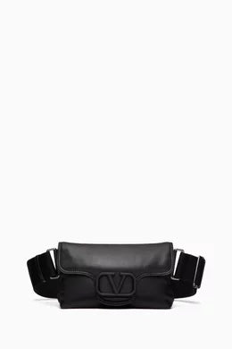 Valentino Garavani Noir Shoulder Bag in Nappa Leather